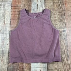 Kindred Bravely Bamboo Bra Tank Busty Large Mauve Built In Bra Top